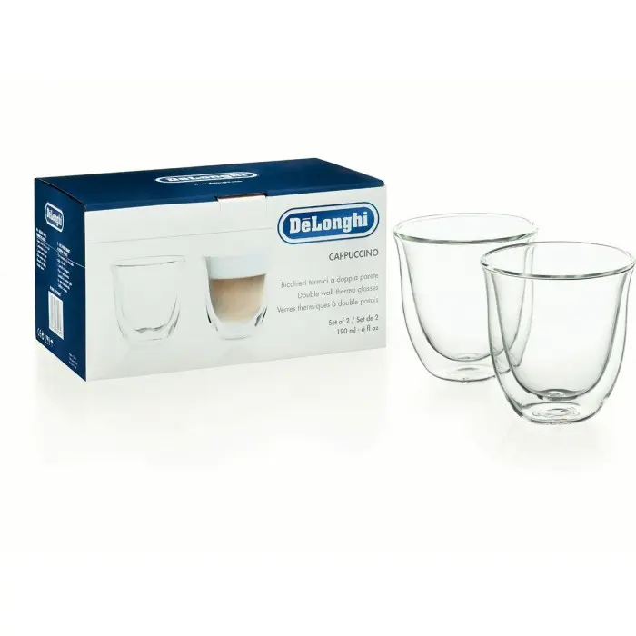 AS00001404 Delonghi 2 X 490Ml Glasses For Cold Drinks