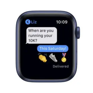 Blue apple watch online series 6